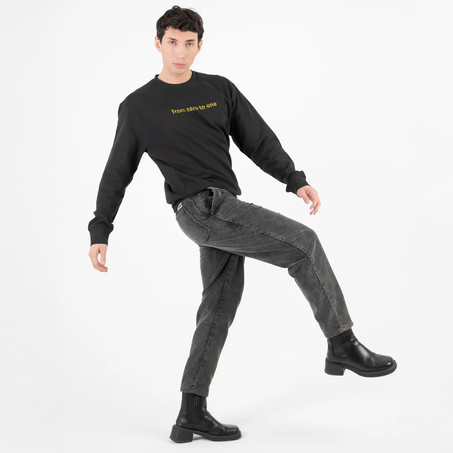 from zero to one (black hoodie)