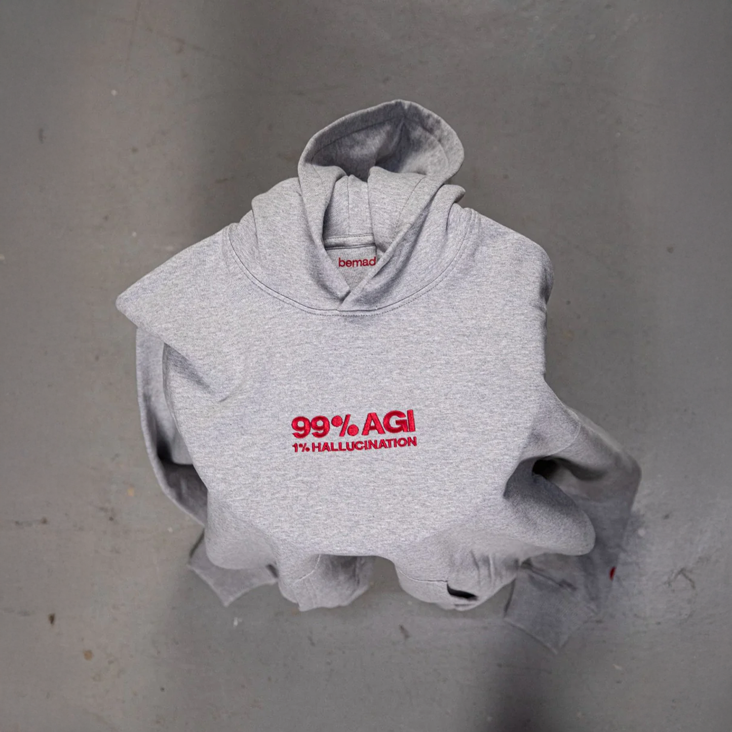 the 1% (grey hoodie)
