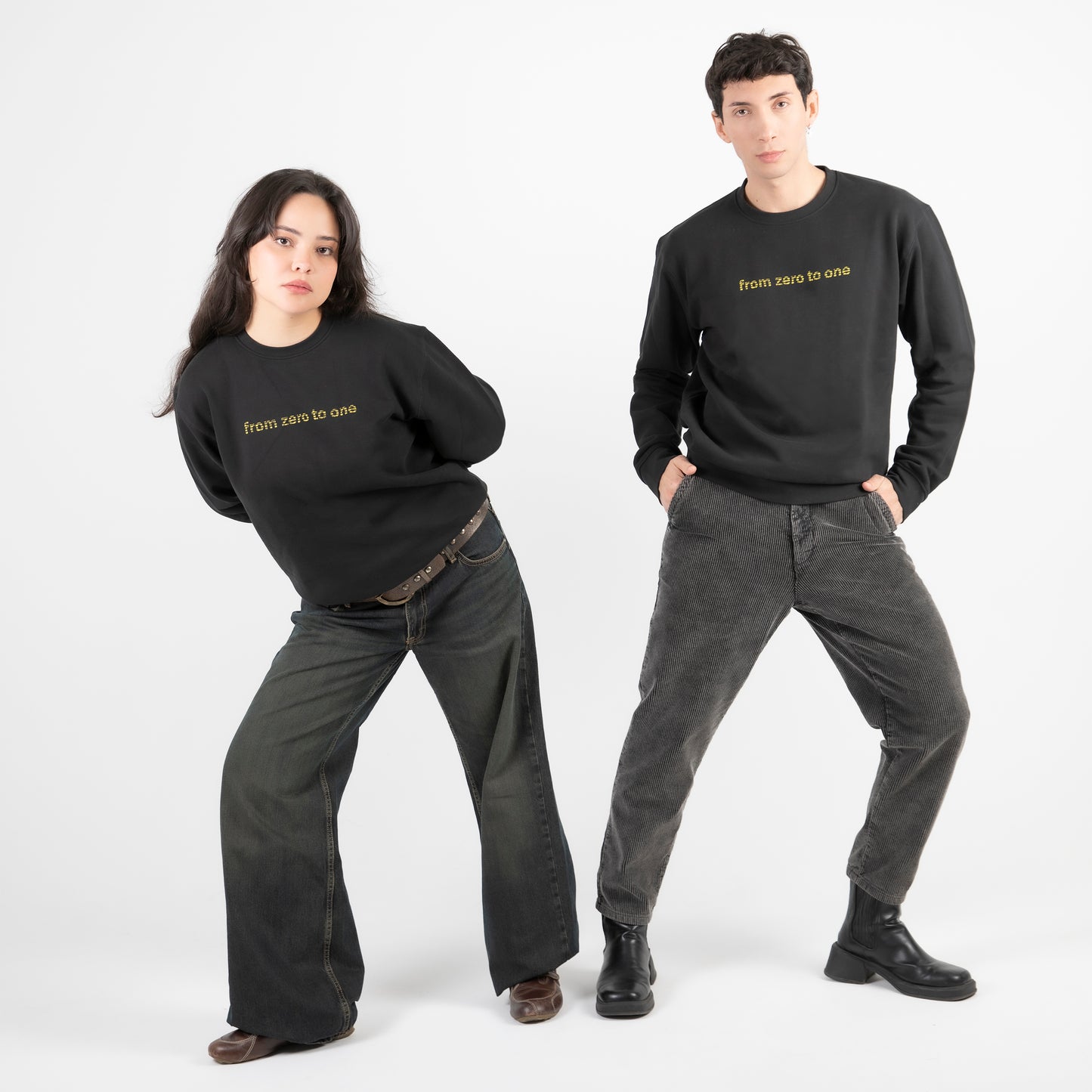 from zero to one hoodie dark black