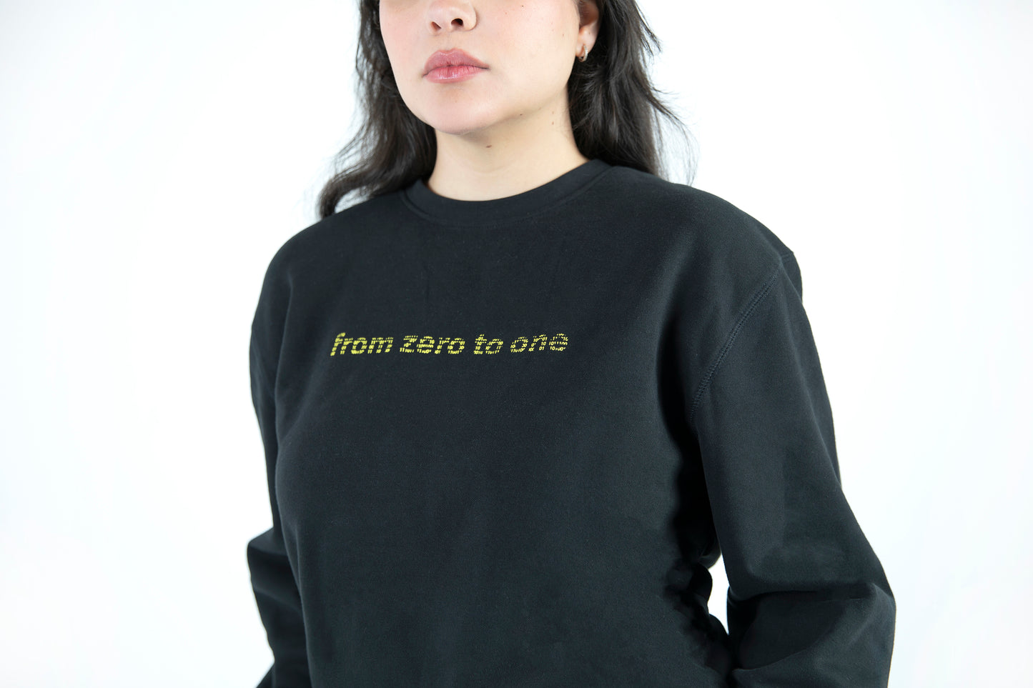 from zero to one hoodie dark black