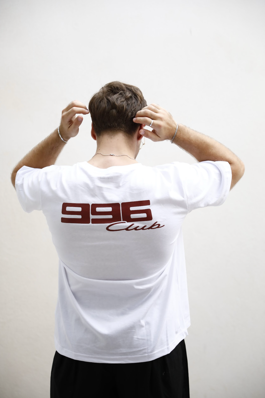 996 club (white tee)